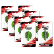 24pc Formula Sports Ruthless Plain Dart Flights Pear Tail/Wing Accessory Set