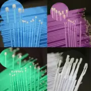 100X Dental Micro Brush Disposable Materials Tooth Applicators Medium Fine AU