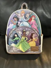 disney loungefly backpack Princess / Beige/ Brown