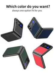 For Samsung Galaxy Z FOLD4 FOLD5 FOLD6 cross lines phone case with free cable