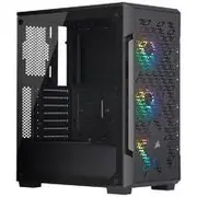 Corsair iCUE 220T RGB Smart Tempered Glass Mid-Tower ATX Case - Black