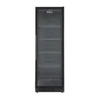 Airflo 328L Beverage Fridge Beer/Soda Drink Cooler Reversible Glass Door Black