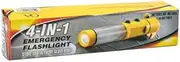 4-in-1 Car Safety Emergency Escape Tool Seat Belt Cutter Window Breaker Hammer LED Flash Light Beacon Flashlight