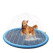 Splash Sprinkler Pad - Thickened Dog Splash Sprinkler Pad for Puppies 59"