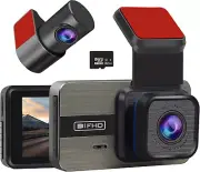 Dash Cam Front and Rear: 2K+1080P Dual Dash Camera for Cars, with 3.0" IPS Scree