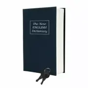 Home Dictionary Diversion Book Safe with Key Lock, Metal