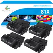 4 Pack CF281X 81X Compatible With HP LaserJet Enterprise MFP M605 M630 Toner