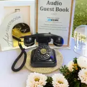Antique Telephone Wedding Guest Audio Book Antique Telephone Recording Phone New