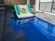 Crocpad Megalo 3.3m Water Slide with Climbing Wall and Splash Pool, Ultimate Outdoor Fun! Includes 2in1 Electric Pump and Storage Bag. (SLIDE-MEG2-3m-G)