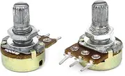 Aexit 2Pcs (Potentiometer) B200K 200K Ohm 3 Terminals Rotary Audio B Type (31ry408qf629) Potentiometer Pot