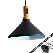 Snap Lighting Anitra Black with White Downlight to Pendant Light Conversion Kit