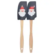 NOW DESIGNS DANICA SPATULA MINI 'MUST BE SANTA' 2-PK NEW HOLIDAYS NEW