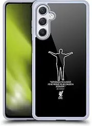 Head Case Designs Officially Licensed Liverpool Football Club Scouse Black Bill Shankly Quotes Gel Case [Military Grade Protection] Compatible with Samsung Galaxy M54 5G