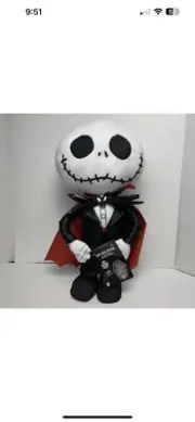 Jack Skellington 18” Plush Door Halloween Greeter 2023 Vampire Costume NWT