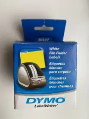DYMO 30327 White File Folder Labels 9/16" x 3 7/16" NIB