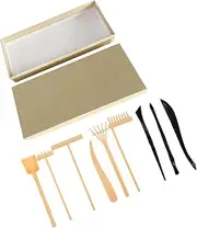 1 Set Sand Rake Miniature Garden Tools Zen Decor Zen Garden Accessories Sand Tray Miniatures Rake DIY Zen Garden Kit Japanese Decor Garden Sand Tools Desk Garden Tools Plastic