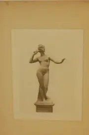 Scarce "AMERICAN MYTHOLOGY" Matted Photogravue 1893 Chicago Worlds Fair 22"