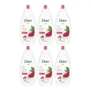 Dove Reviving Pomegranate & Hibiscus Tea Shower Gel, 16.9oz (Pack of 6)