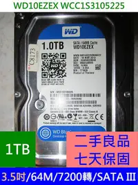 在飛比找Yahoo!奇摩拍賣優惠-WD 3.5 吋 硬碟 WD10EZEX SATA HDD 