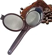 Coffee Strainer Spoon | Filtration Strainer Spoon for Tea - Reusable Multifunctional Fine Mesh Filter for Home Kitchen Workplace