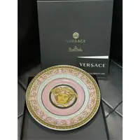 在飛比找蝦皮購物優惠-VERSACE 凡賽斯 LOGO 女王頭 托盤 陶瓷 盤子 