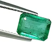 [DAURAYA GEMS] 10.25 Ratti - 9.73 Carat Certified Natural Precious Gemstone Emerald (Panna) LAB CERTIFIED, Natural Emerald Stone, Emerald, Natural Emerald Stone, Emerald
