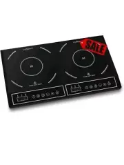 CUISUNYO 1800W Double Portable Induction Cooktop Power Sharing Induction Burner