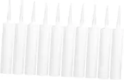10pcs Refillable Caulk Tubes Universal Sealant Tube for Air Conditioner Window Seal Tile