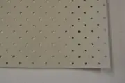 1958 58 MERCURY MONTEREY 2 DOOR HARDTOP BONE OFF WHITE PERFORATED HEADLINER USA