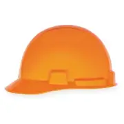Msa Safety Hard Hat,Type 1, Class E,Hi-Vis Orange 10074077 Msa Safety 10074077