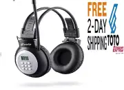 new Walkman Headphone Radio Portable Fm Stereo Headset Radio Receiver Digital