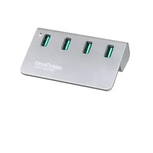 伽利略 USB3.2 Gen2 4埠 Hub 鋁合金 銀色H418S-WH