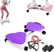 Flexforge Pilates Twister,Core Trainer - Full Body Workout Waist Twisting Machine,With Resistance Bands For Women Men Small Fitness Ab Workout Equipment