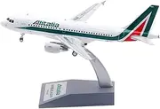 Pre-Built Model Aircraft 16CM Scale Miniature Aircraft Model 1:200 Alitalia for Airbus A319 I-BIMA Finished Airplane Model Kit Miniature Airplane Model