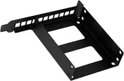 HOMSFOU Internal Hard Drive Mounting Bracket Ssd Drive Holder for Desktop Pc Metal Cage