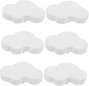 HOMSFOU 6pcs Cartoon Rubber Cabinet Knobs Cute Drawer Pulls for Boys and Girls for Wardrobes Dressers and Furniture Updates