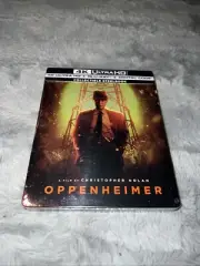 OPPENHEIMER STEELBOOK 4K UHD + BLU-RAY + DIGITAL NEW - SHIPS IN A BOX