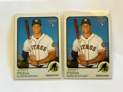 2022 Topps Heritage High Number Jeremy Pena RC x2 Houston Astros Rookie Lot