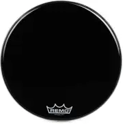Remo Powermax Ebony Crimplock Bass Drumhead - 26 inch
