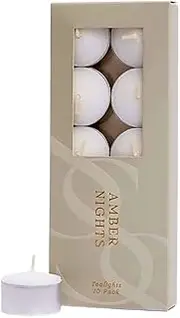 [Dusk] Patchouli & Vanilla Amber Nights Scented Tealight Candles (10 Pack)