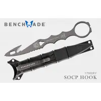 在飛比找蝦皮購物優惠-Benchmade SOCP灰刃救援鈎含擊破器/黑色鞘