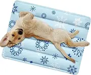 Dog Cooling Mat - Pet Cool Mat | Dog Cooling Mat Medium | Cooling Pad for Dog | Sleep Cooling Mat for Dogs | Animals Resting Rug | Soft Reusable Floor Cushion for Hot Weather Car Beach Patio