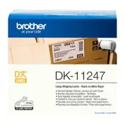 Brother DK11247 White Labels 103x164mm For QL1050 QL1060N QL1100 QL1110NWB