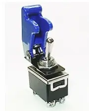 Safety Toggle Switch DPST 20 Amp " Blue "