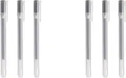 Muji Gel Ink Ball Point Pen, Black, 0.5mm, Pack of 3 (Japan Import), Set of 2