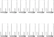 DACUAN 10pcs Record Wall Holder, Acrylic Record Wall Holder Rack, Comics and Books
