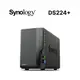 【hd數位3c】Synology DS224+【2Bay】Intel J4125 四核心 2.0GHz/2GB DDR4/G-LAN*2【下標前請先詢問 有無庫存】