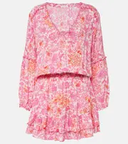 [Poupette St Barth] Poupette St Barth Printed minidress AU 10 multicoloured