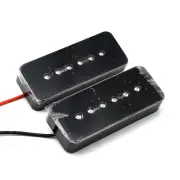 2Pcs P90 Pickups Bridge&Neck Single Coil Pickups Set for Gibson SG Guitar Black