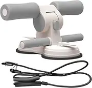 Place the suction cup base, put suction, AB core trainer machine - sit down training equipment with 2 suction cups and pull
